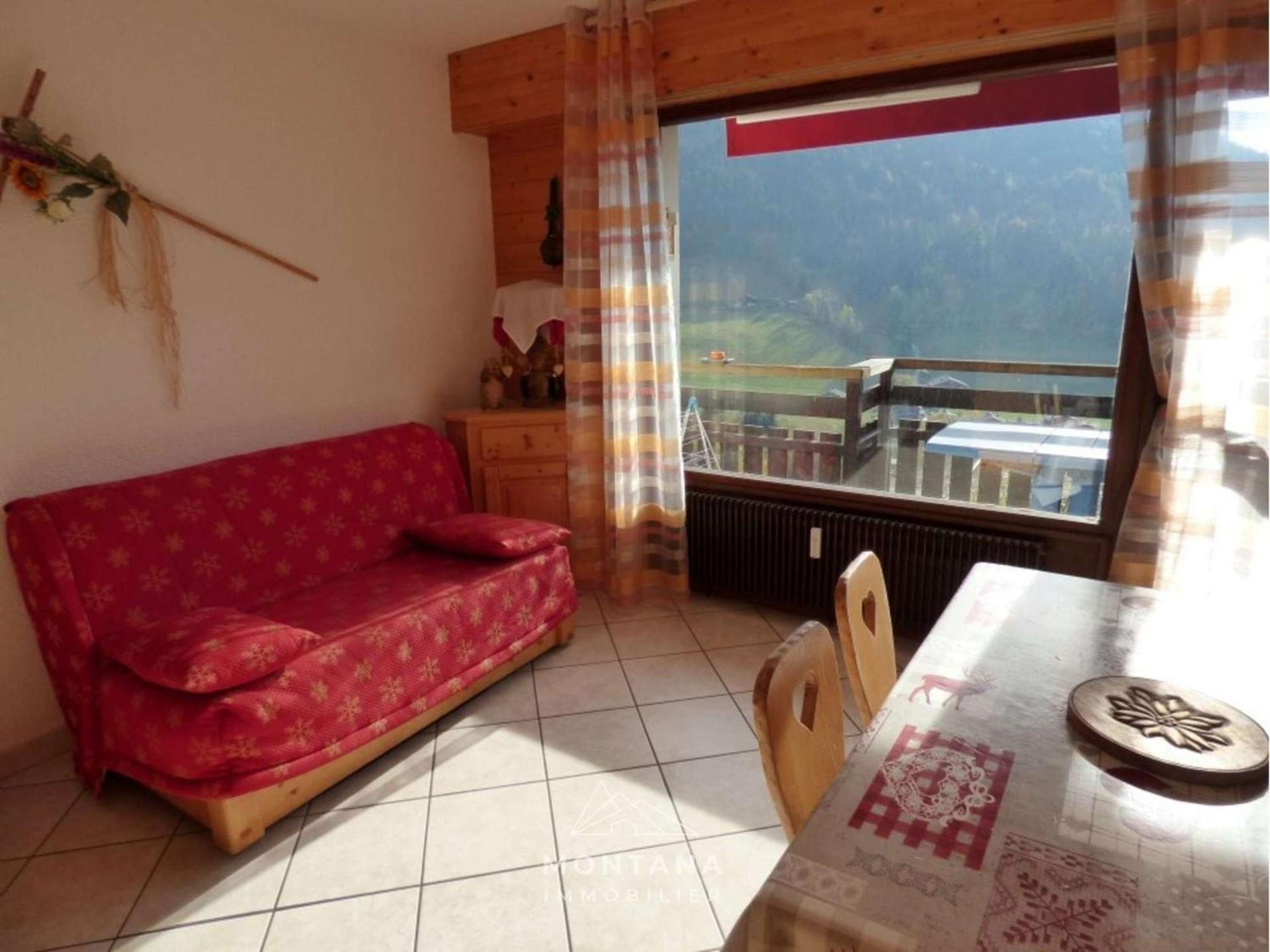 Studio Renove Avec Cabine - 26M² - 5 Pers - Balcon Expose Sud - Pres Skibus Et Remontees Mecaniques - Fr-1-458-125 Le Grand-Bornand Bagian luar foto
